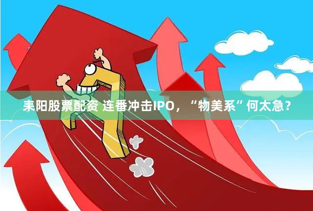 耒阳股票配资 连番冲击IPO，“物美系”何太急？