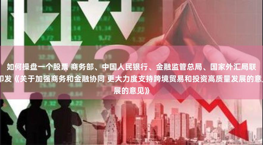 如何操盘一个股票 商务部、中国人民银行、金融监管总局、国家外汇局联合印发《关于加强商务和金融协同 更大力度支持跨境贸易和投资高质量发展的意见》
