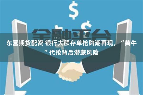 东营期货配资 银行大额存单抢购潮再现，“黄牛”代抢背后潜藏风险